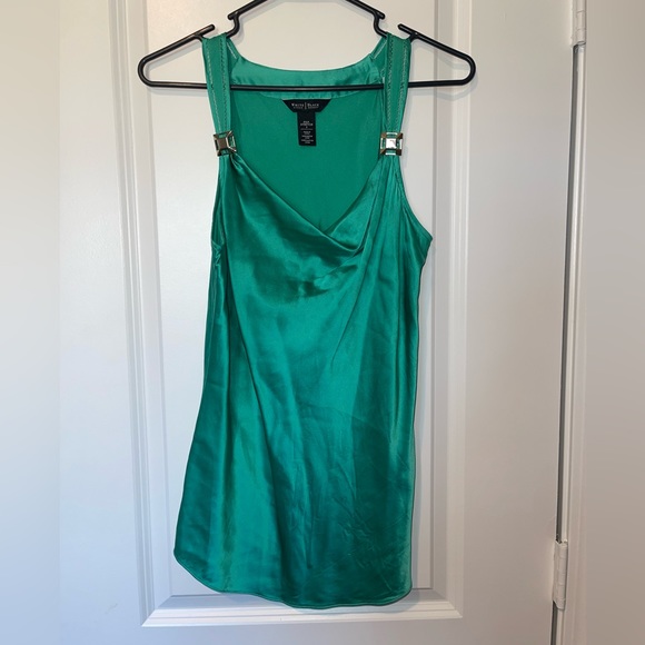 White House Black Market Tops - White House Black Market Silk Top (S)